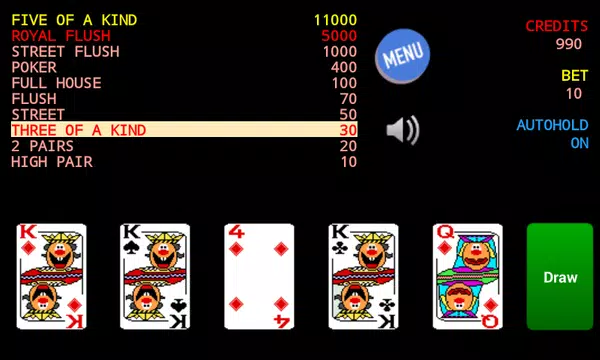 Jolly Card Poker স্ক্রিনশট 0