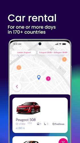 Free2move: car sharing & rent স্ক্রিনশট 2