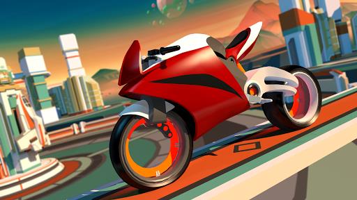 Gravity Rider: Space Bike Race ภาพหน้าจอ 1