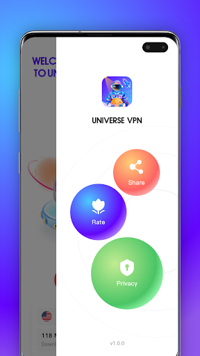 Universe VPN: Travel safely Captura de tela 3