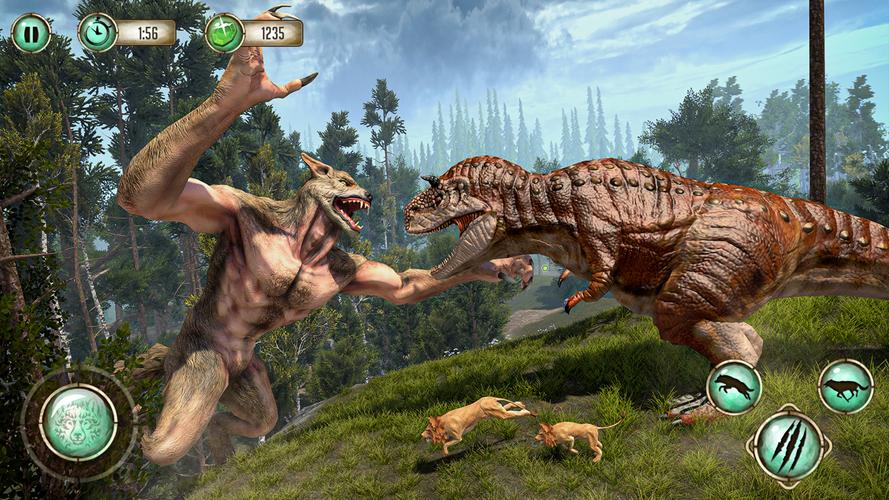 Forest Wild Werewolf Hunting Captura de pantalla 0