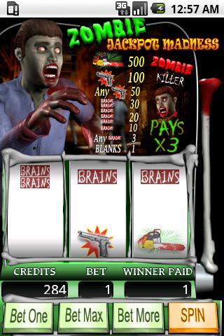 Zombie Jackpot Madness Capture d'écran 0