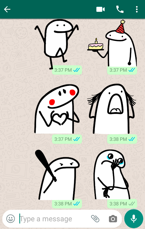 Flork memes stickers WASticker应用截图第0张