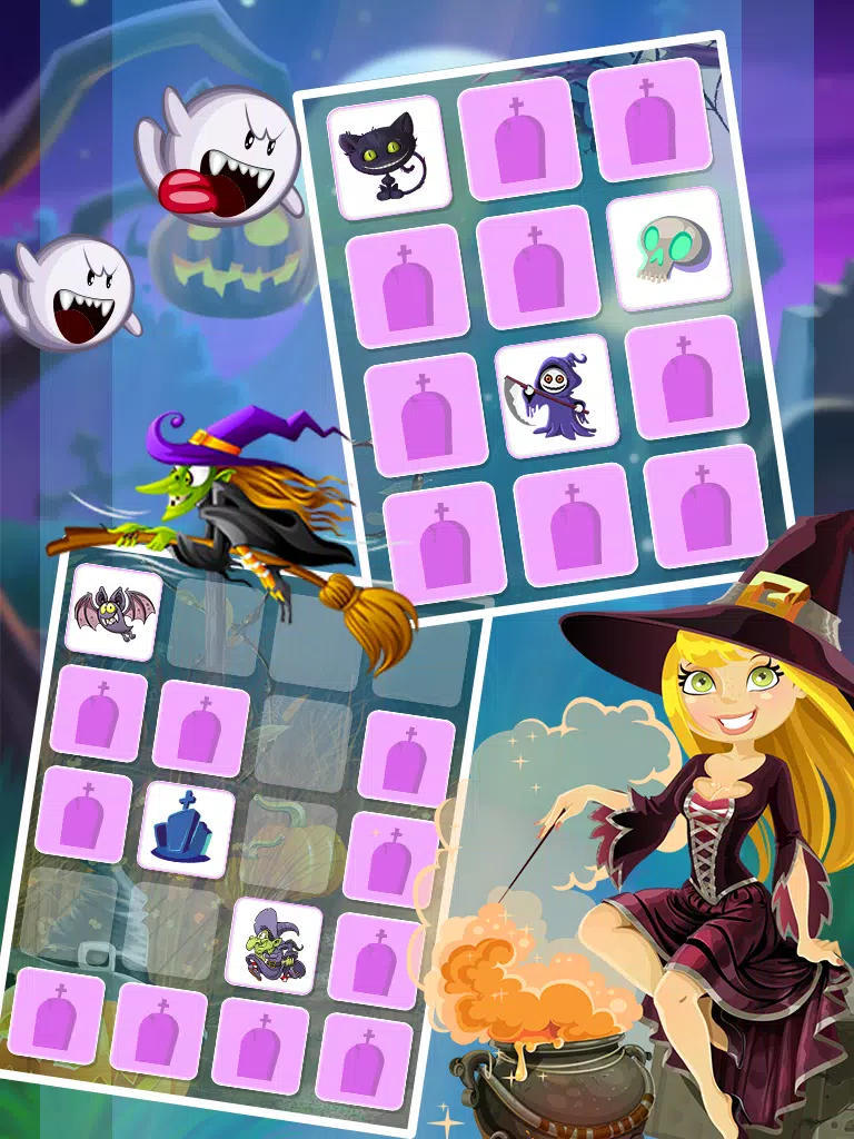 Halloween Memory Game Captura de pantalla 1