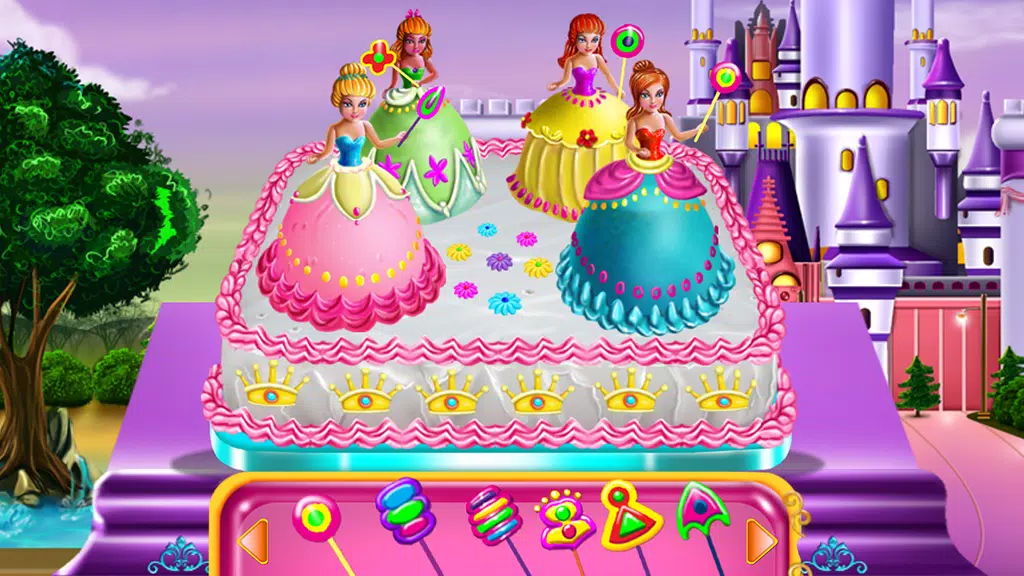 Princesses Cake Cooking Schermafbeelding 1