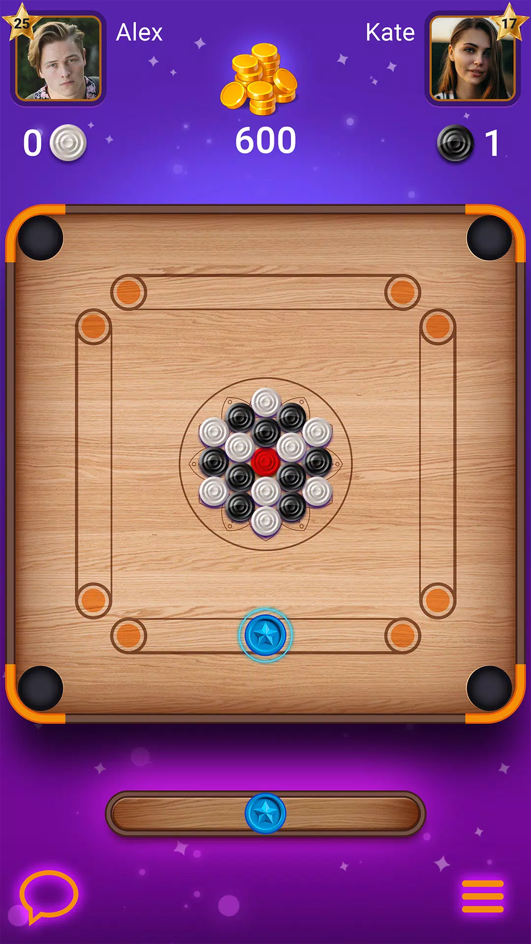 Carrom Lure - Disc pool game ภาพหน้าจอ 0