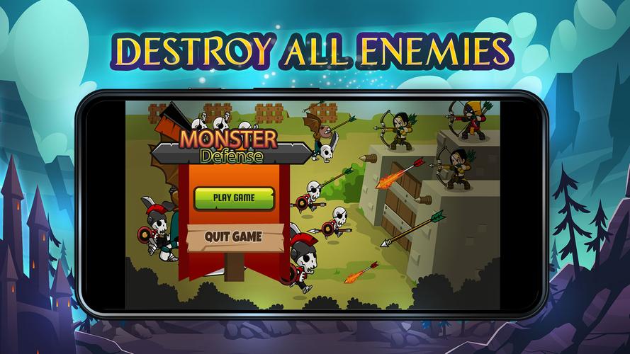 Monster Defence ภาพหน้าจอ 1