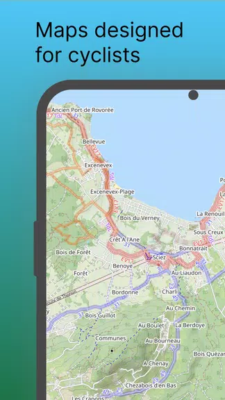 World Bike Map: GPS Navigation Captura de tela 1