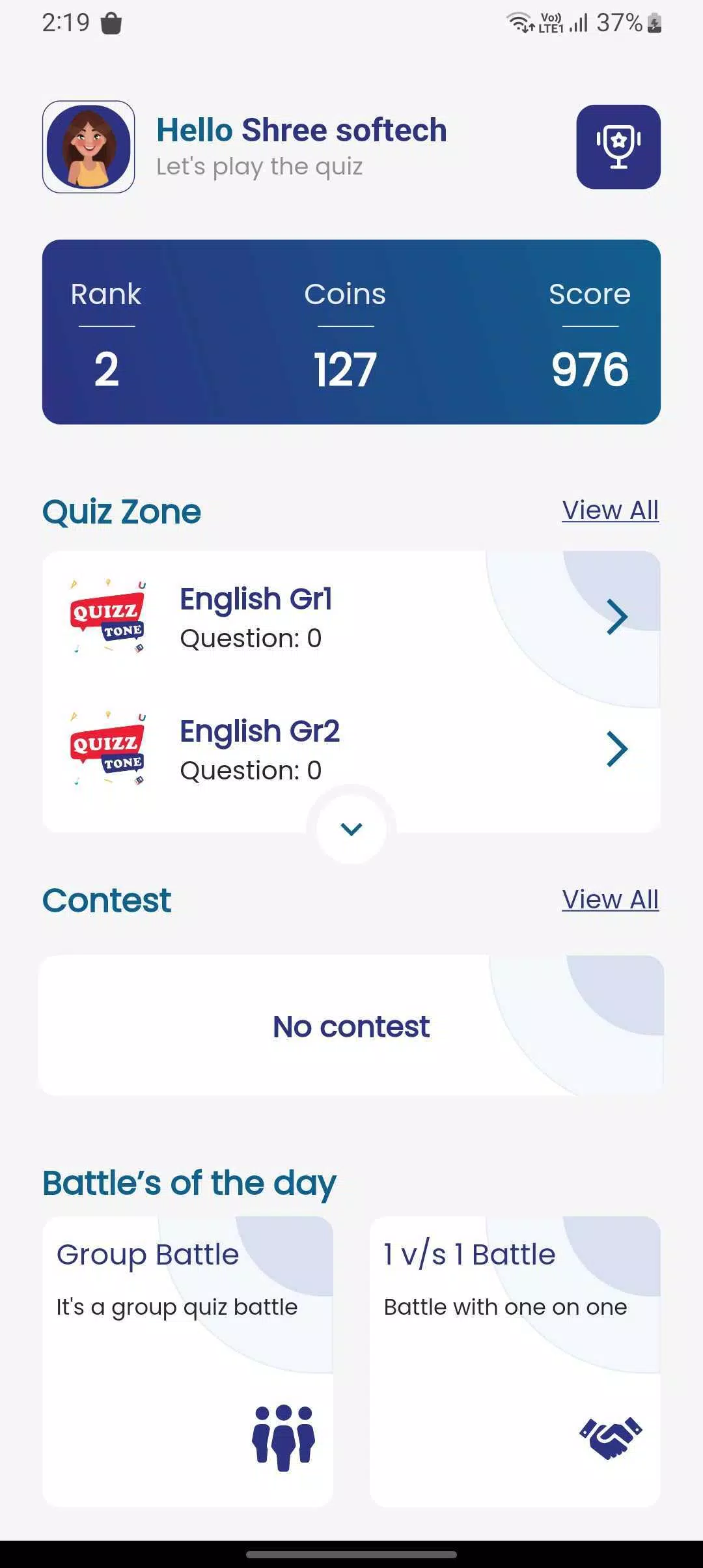 quizztone Capture d'écran 0