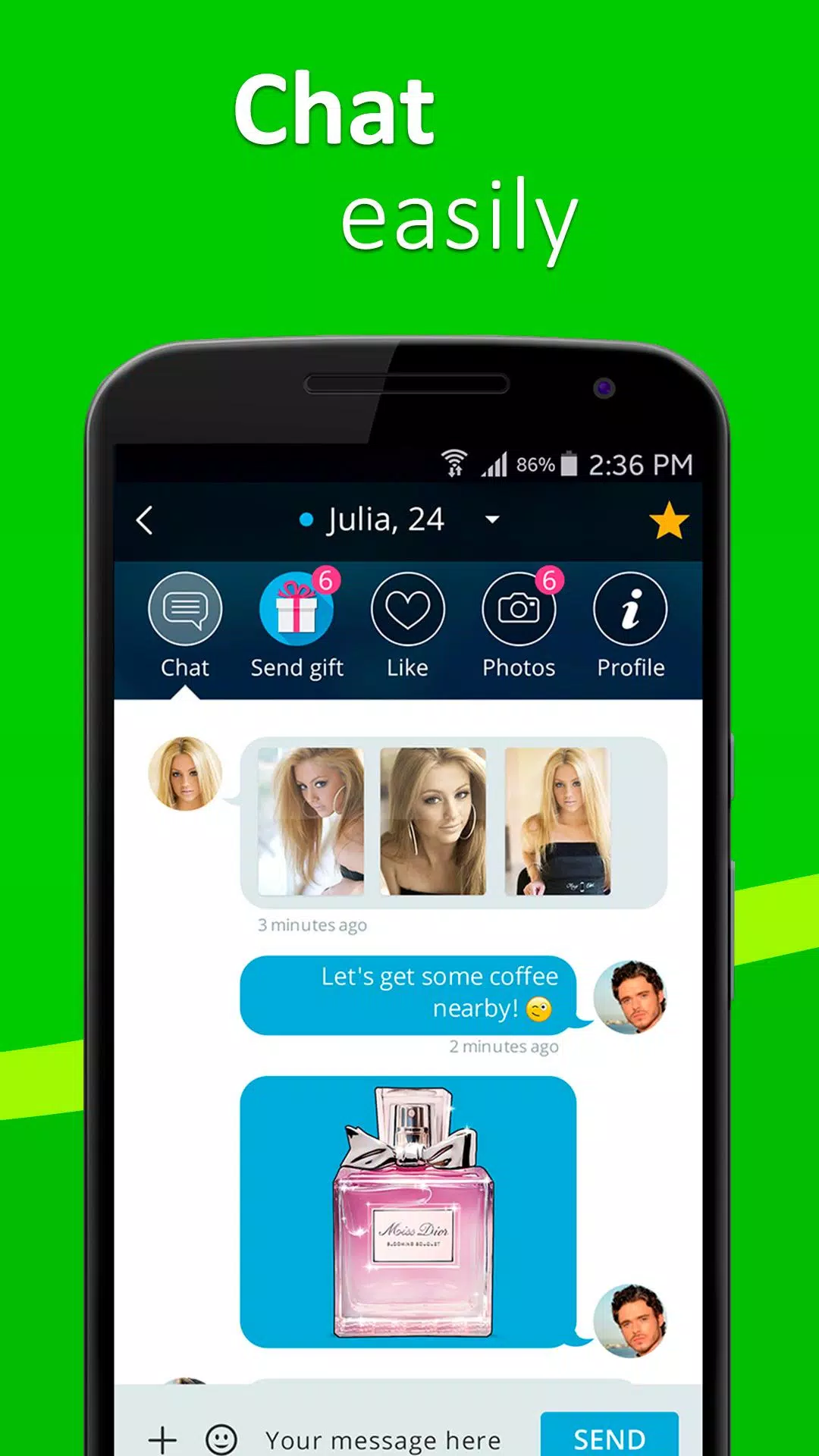 Meet4U - Chat, Love, Singles! Screenshot 2