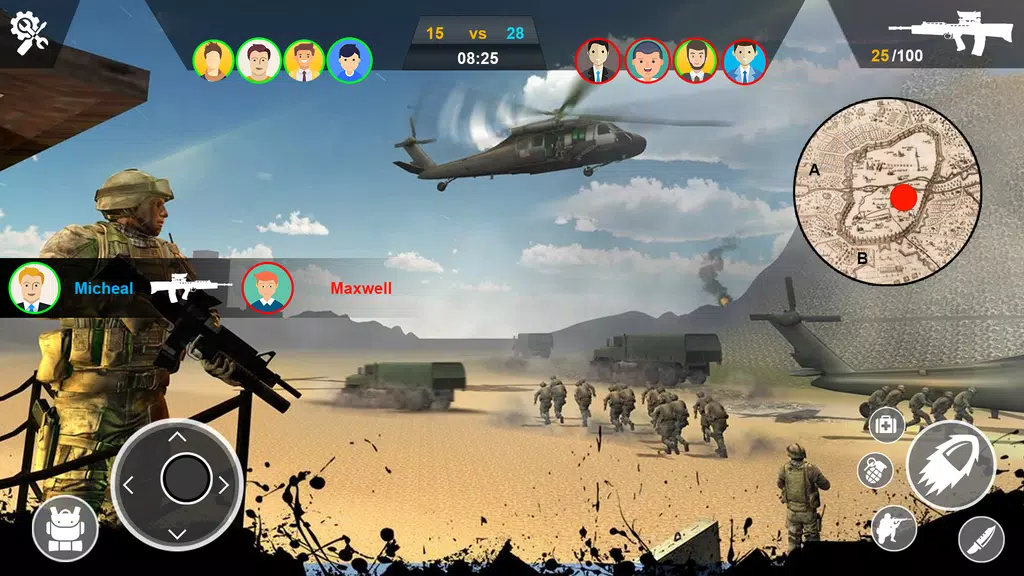 Army Transport Helicopter Game স্ক্রিনশট 1