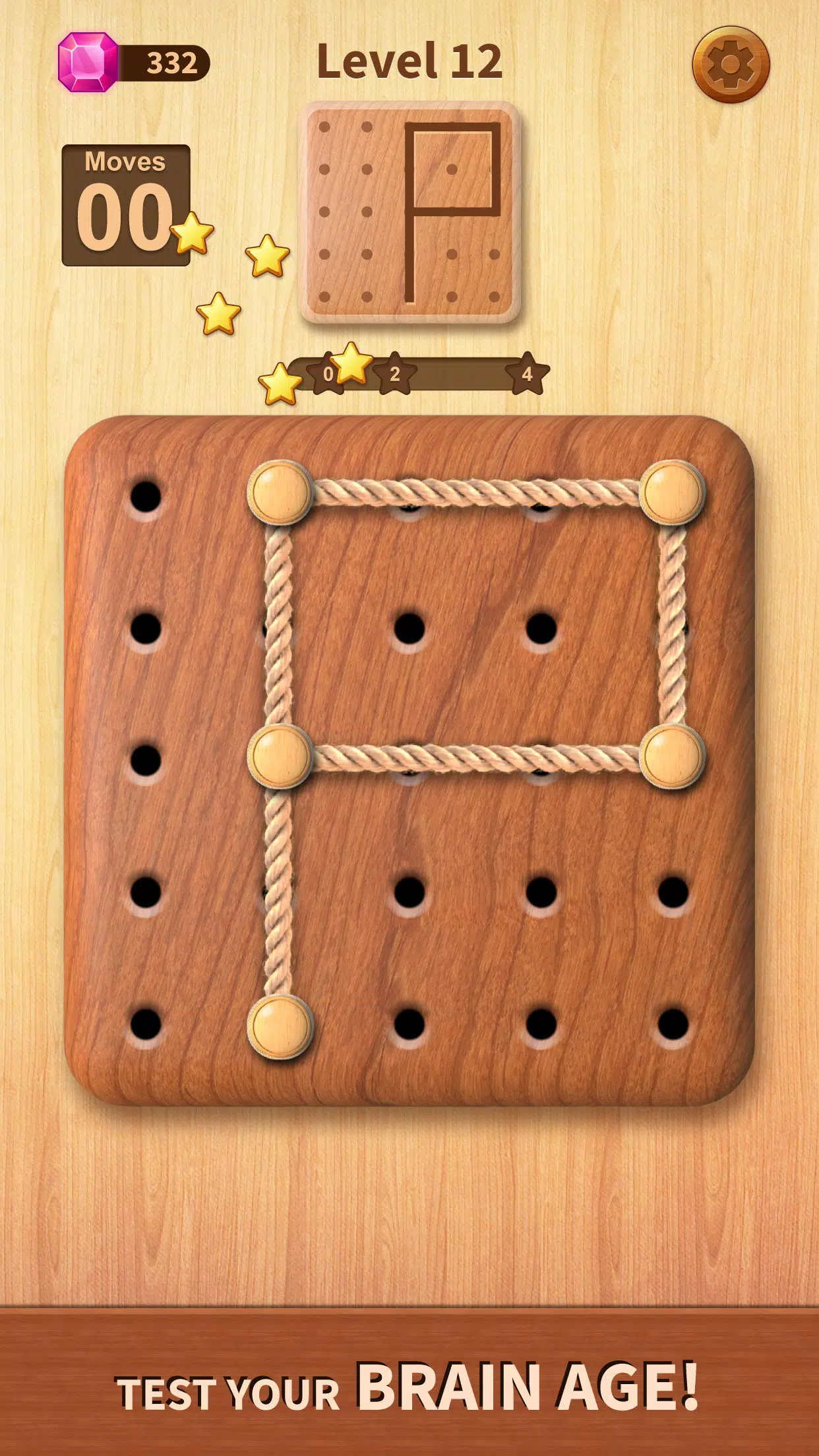 Rope Puzzle: Wooden Rope Games Screenshot 1