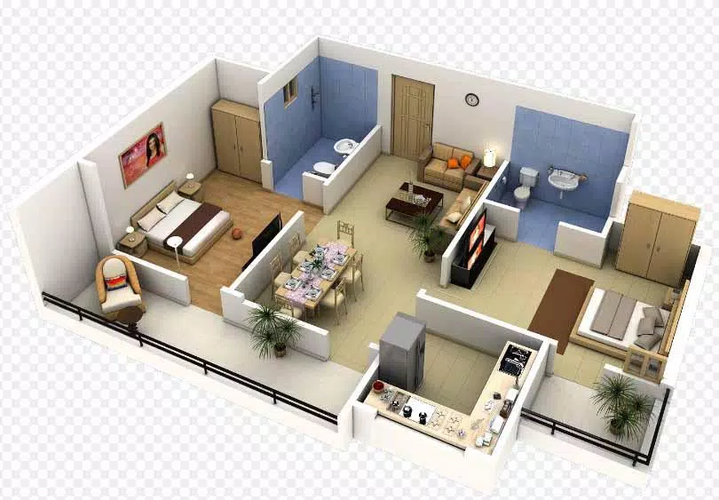 3D small house design 스크린샷 0