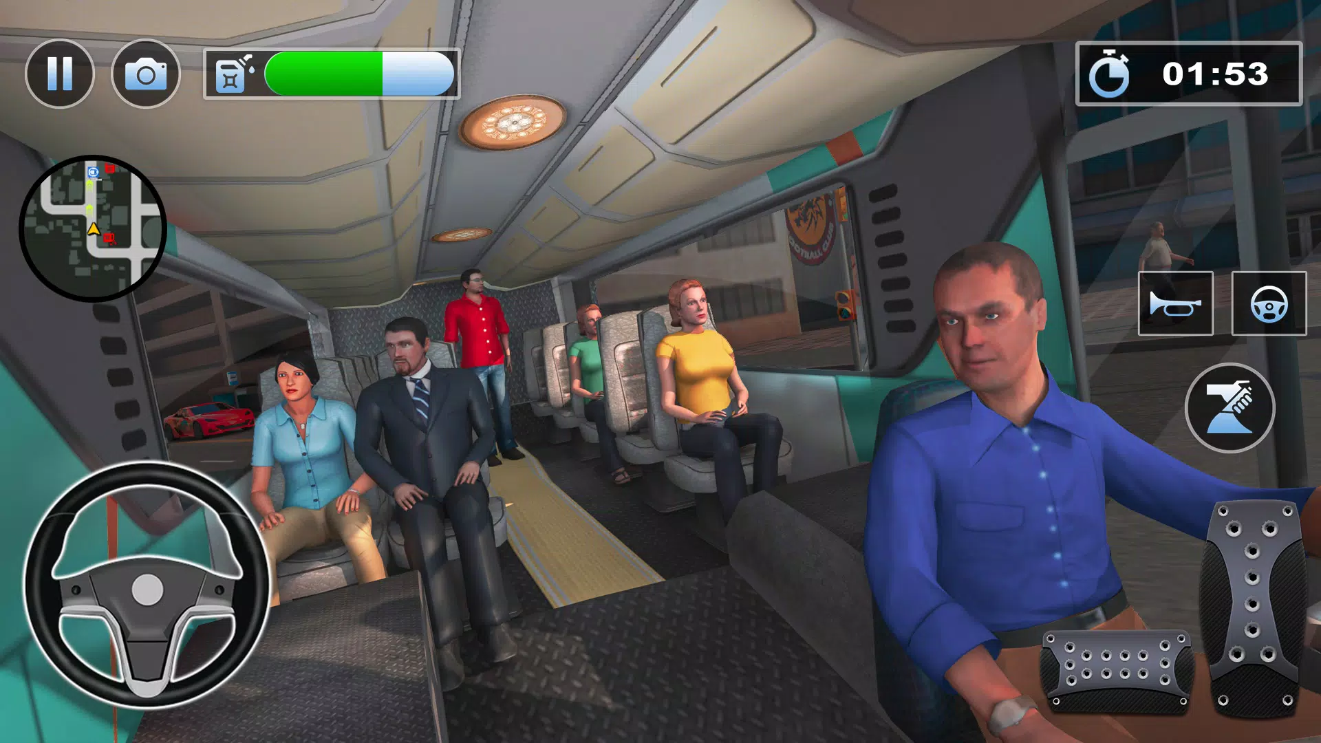 Bus Simulator Drive Bus Games Captura de tela 1