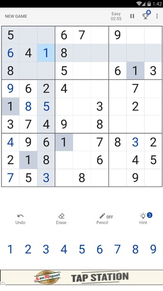 Sudoku - Classic Logic Puzzle Game स्क्रीनशॉट 1