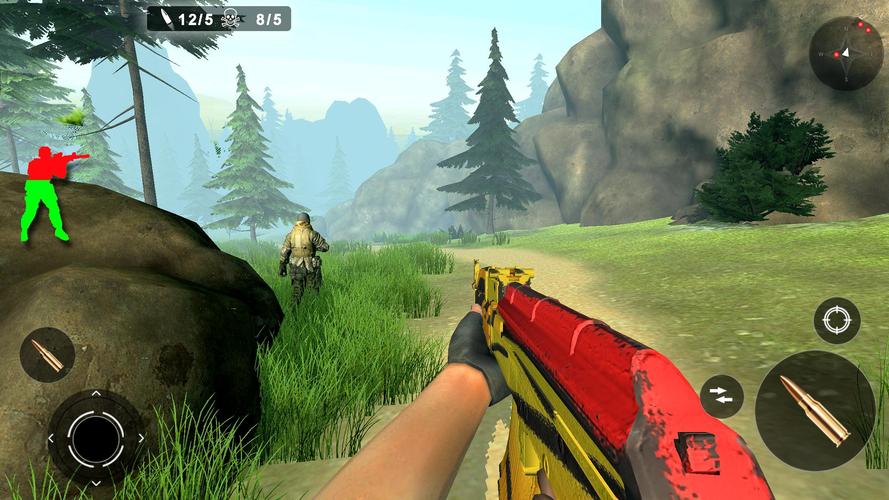 Commando Strike Offline Game Скриншот 0