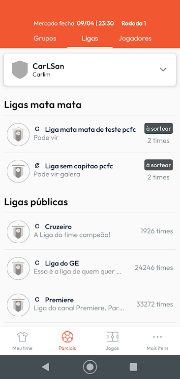 Parciais CFC Screenshot 3