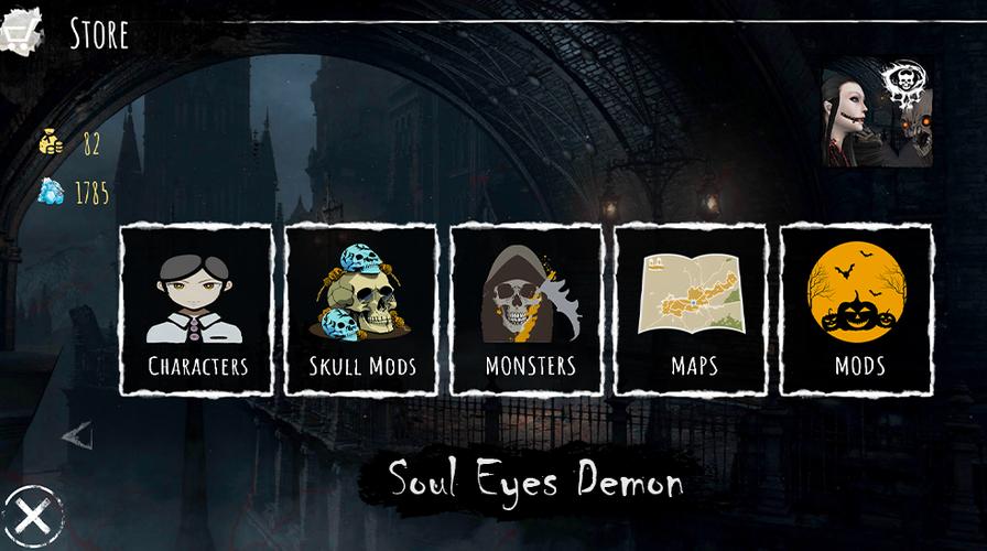 Soul Eyes Demon: Horror Skulls Schermafbeelding 1