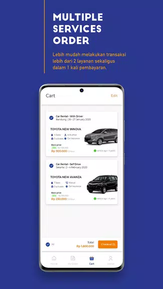 TRACtoGo: Rental Mobil & Bus Capture d'écran 1