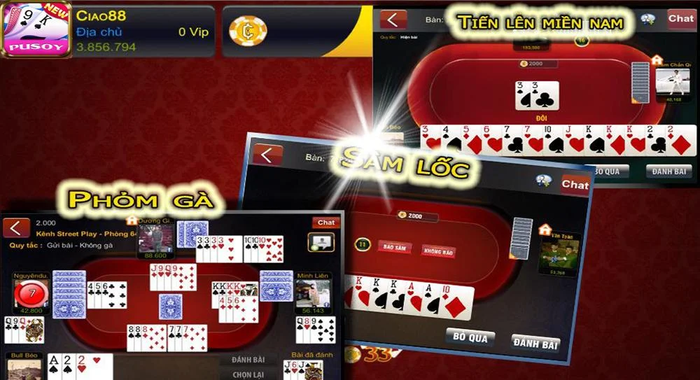 Game danh bai doi thuong Online PUSOY Ảnh chụp màn hình 2