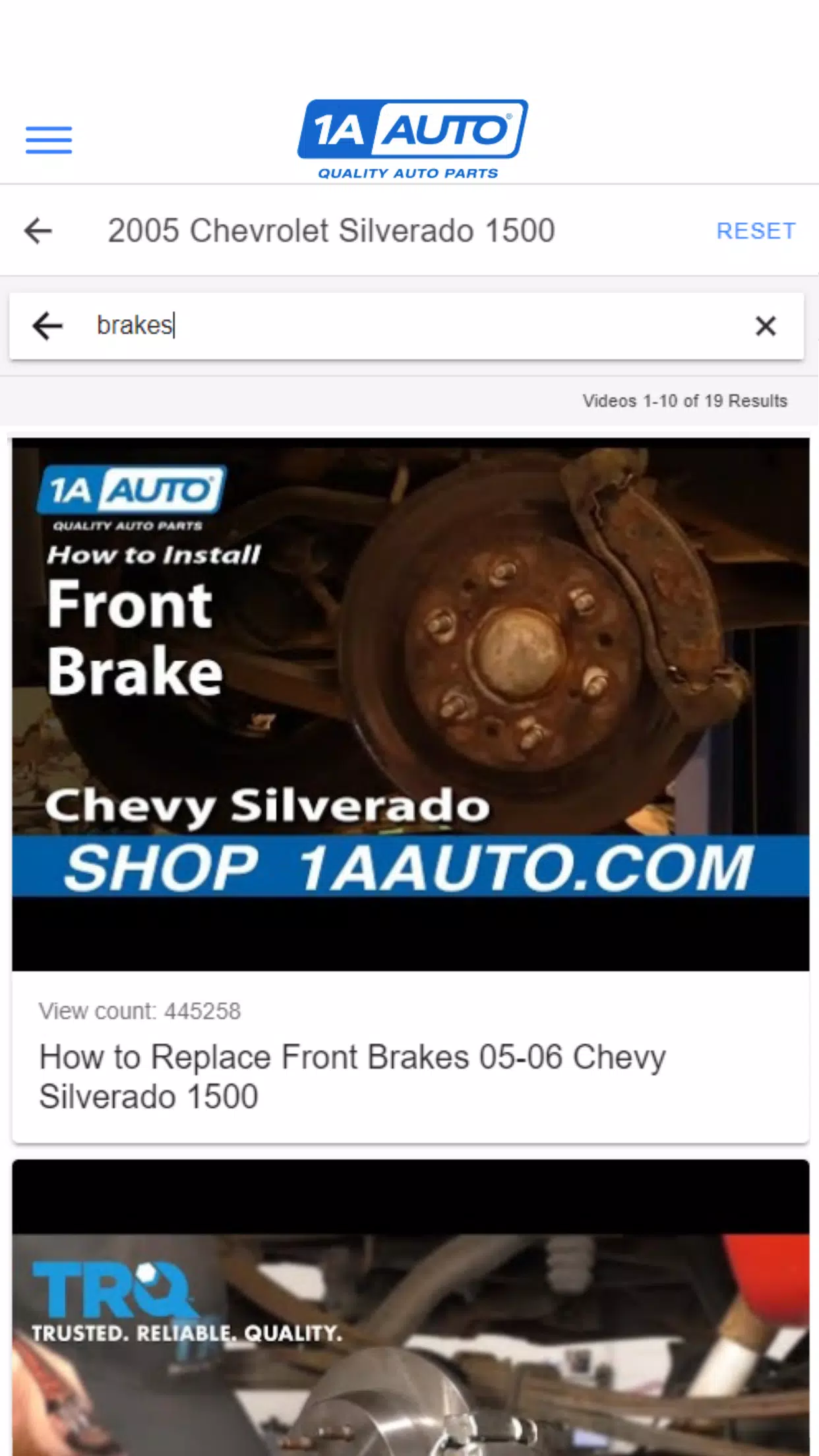 1A Auto Schermafbeelding 1