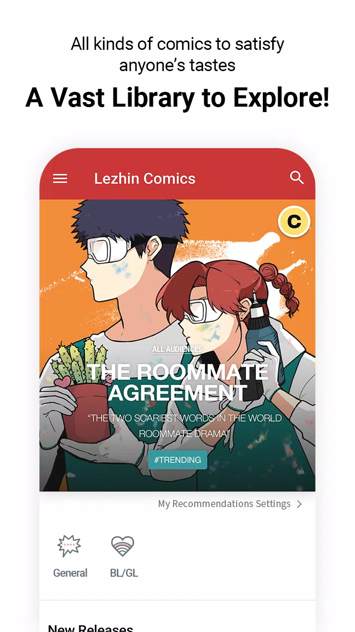 Lezhin Comics Ekran Görüntüsü 0