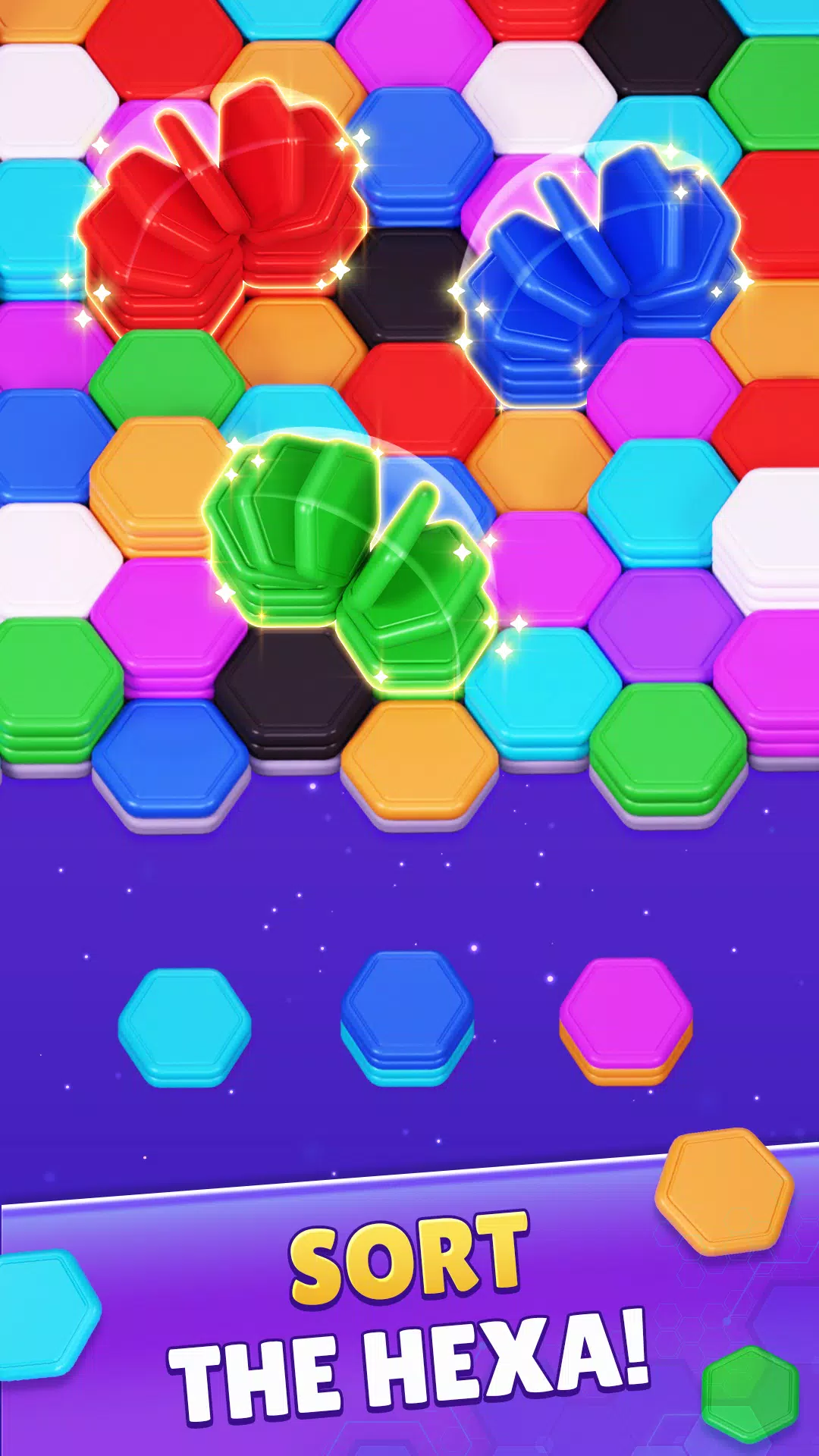 Color Hexa Sort Puzzle Game Screenshot 1