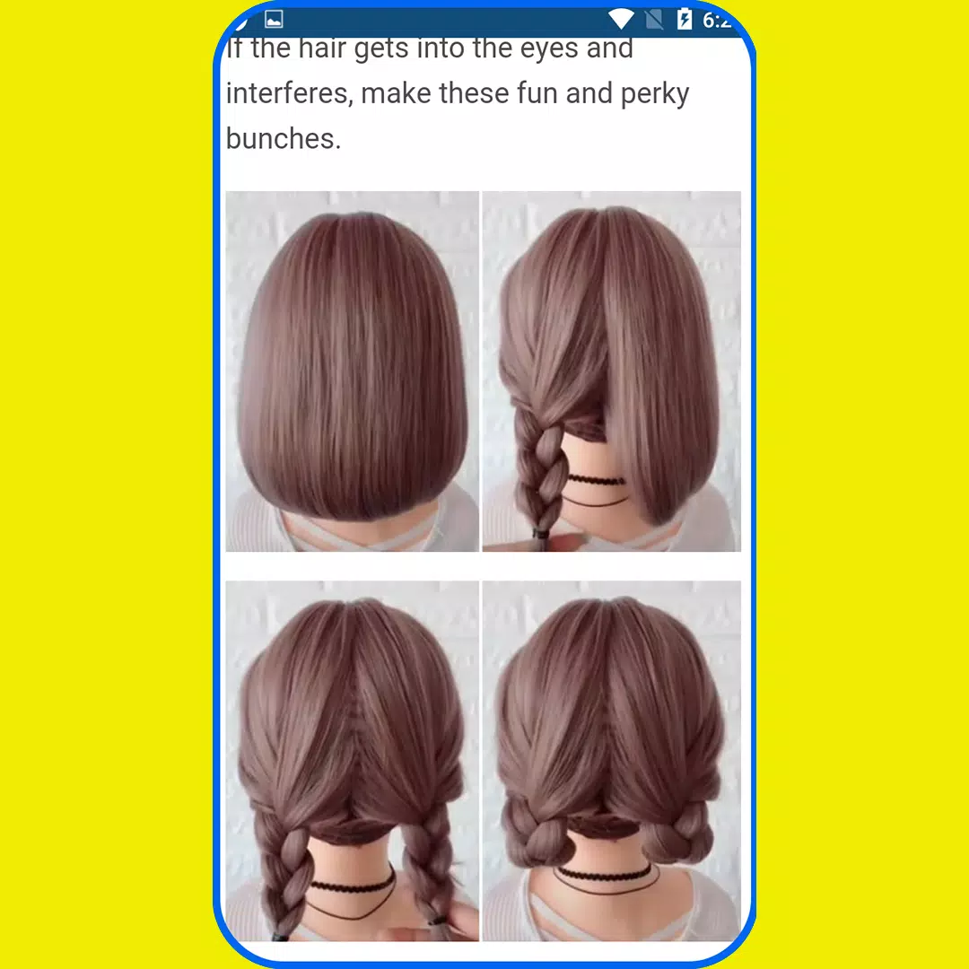 Hairstyles for short hair 2023 स्क्रीनशॉट 1