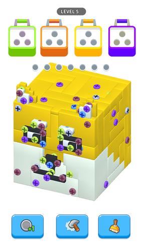 Screw Away: 3D Pin Puzzle Capture d'écran 2