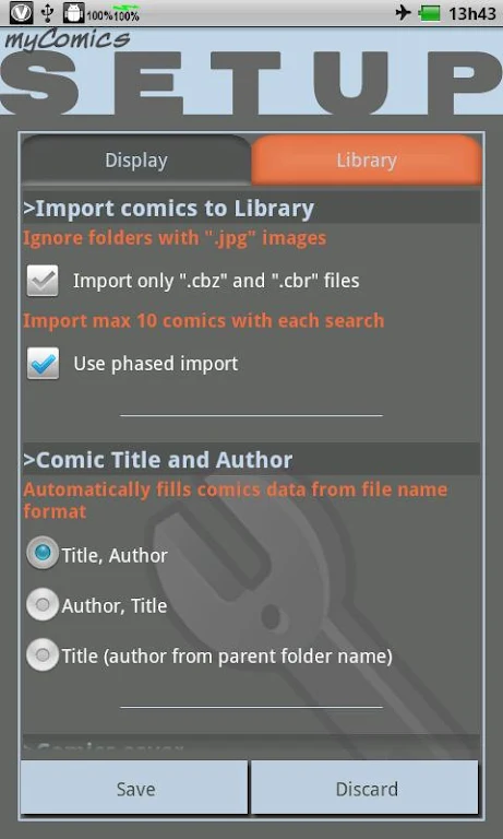 myComics Schermafbeelding 3
