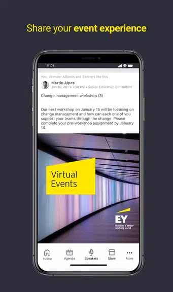 EY Virtual Events Captura de pantalla 2