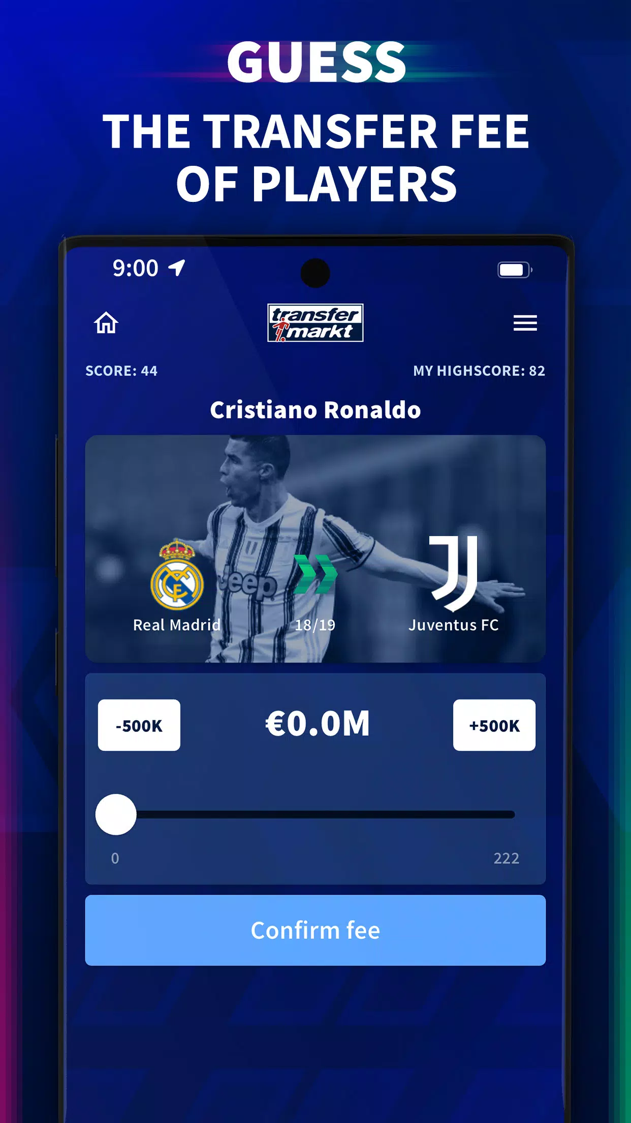 Transfermarkt: Football Quiz Скриншот 1