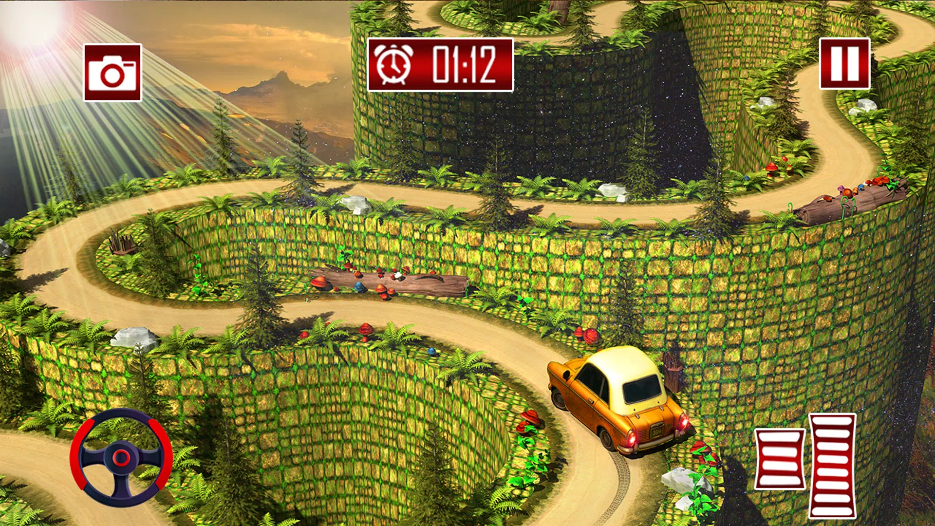 Classic Car Real Driving Games Ekran Görüntüsü 3