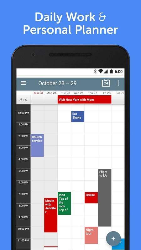 Calendar+ Schedule Planner Schermafbeelding 1