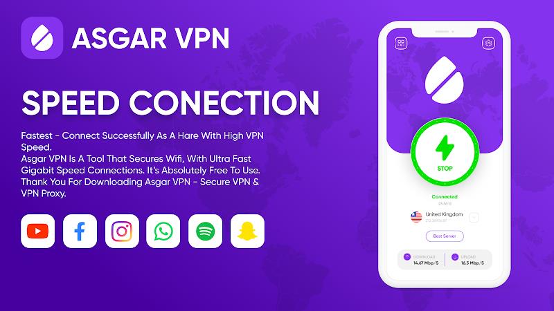 Asgar VPN Ảnh chụp màn hình 1