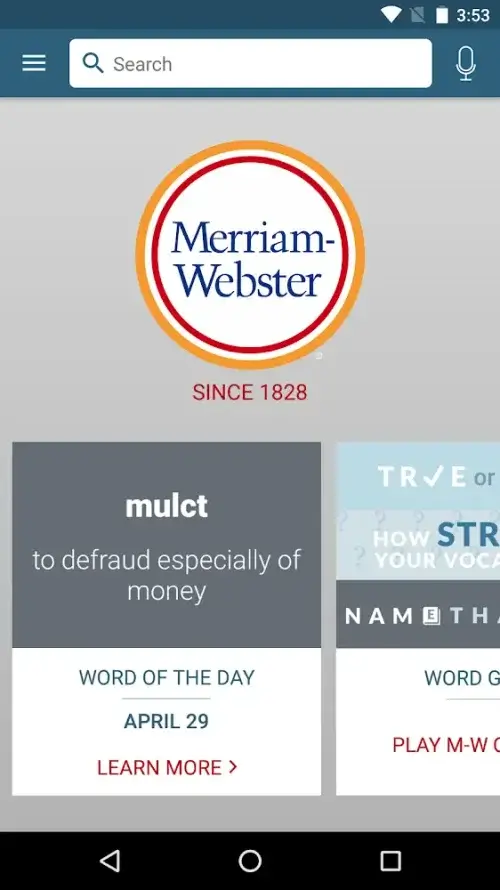 Dictionary - M-W Premium Скриншот 0