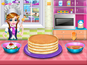 Schermata Girls cooking special cake 0