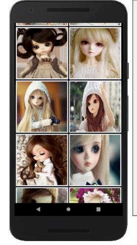 Cute Dolls Jigsaw Slide Puzzle Captura de pantalla 3