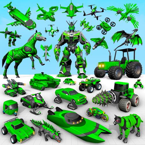 Horse Robot: Car Robot Games スクリーンショット 0