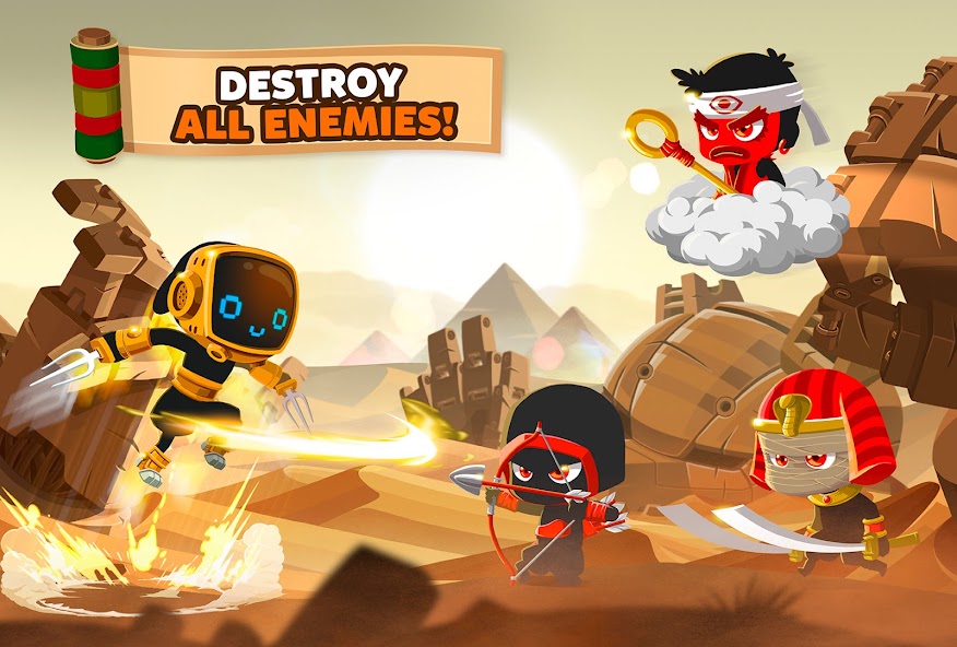 Ninja Dash Run - Offline Game Mod Zrzut ekranu 3