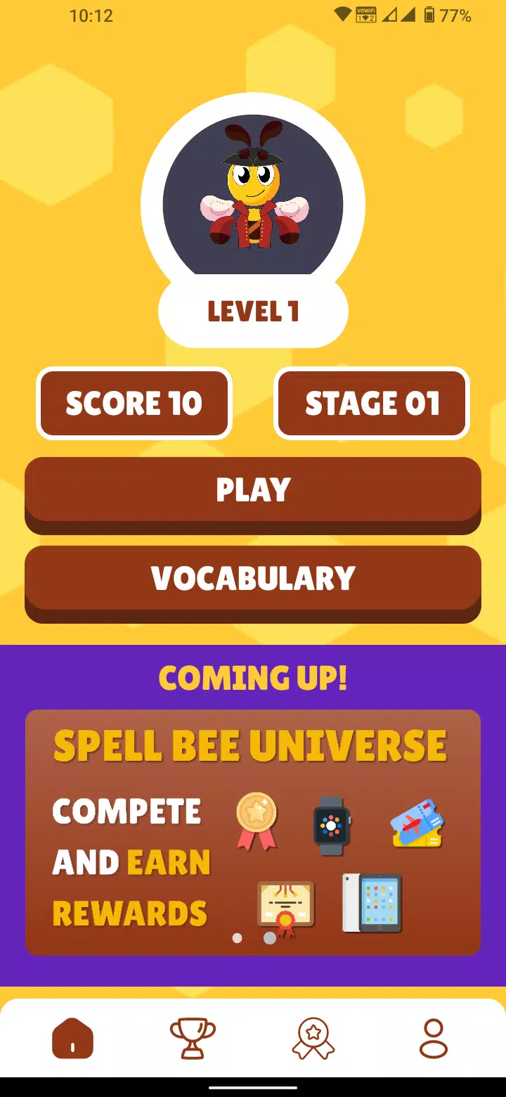 SpellBee Universe Captura de pantalla 0