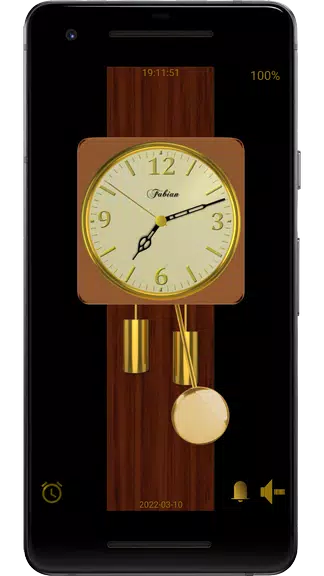 Modern Pendulum Wall Clock ဖန်သားပြင်ဓာတ်ပုံ 3