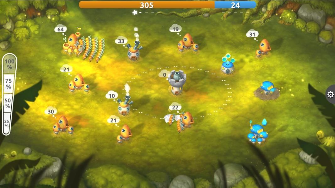 Mushroom Wars 2: RTS Strategy Schermafbeelding 2