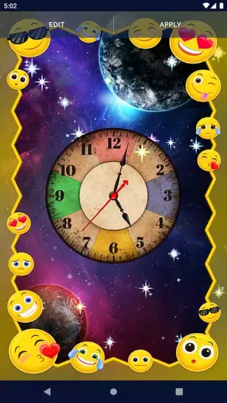 Galaxy Universe Live Wallpaper Captura de tela 1