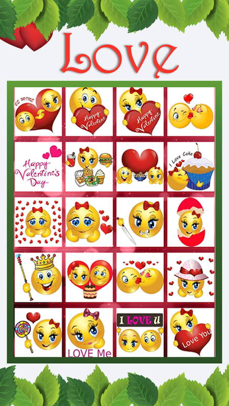 Valentine Love Emojis スクリーンショット 2