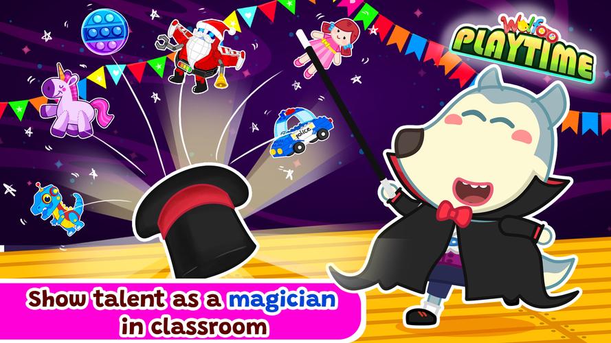 Wolfoo Playtime School Stories Captura de tela 3