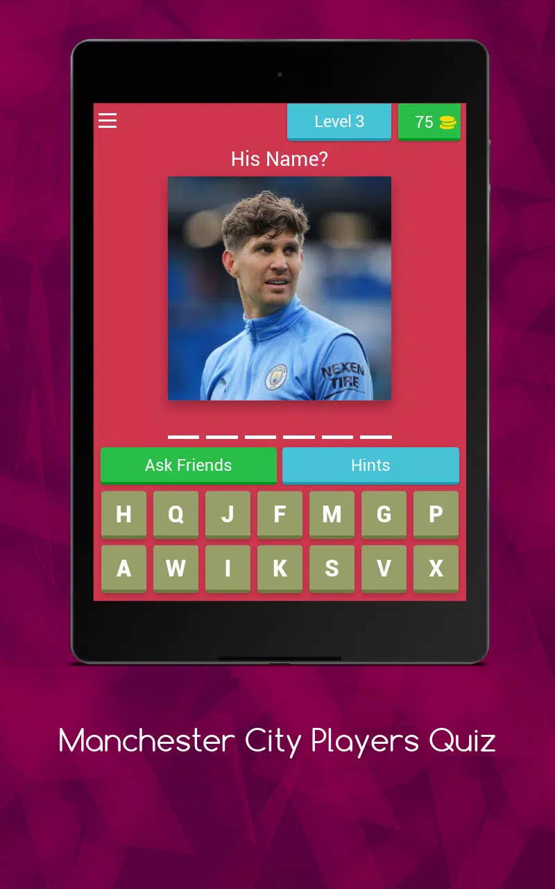 Manchester City Player's Quiz應用截圖第3張