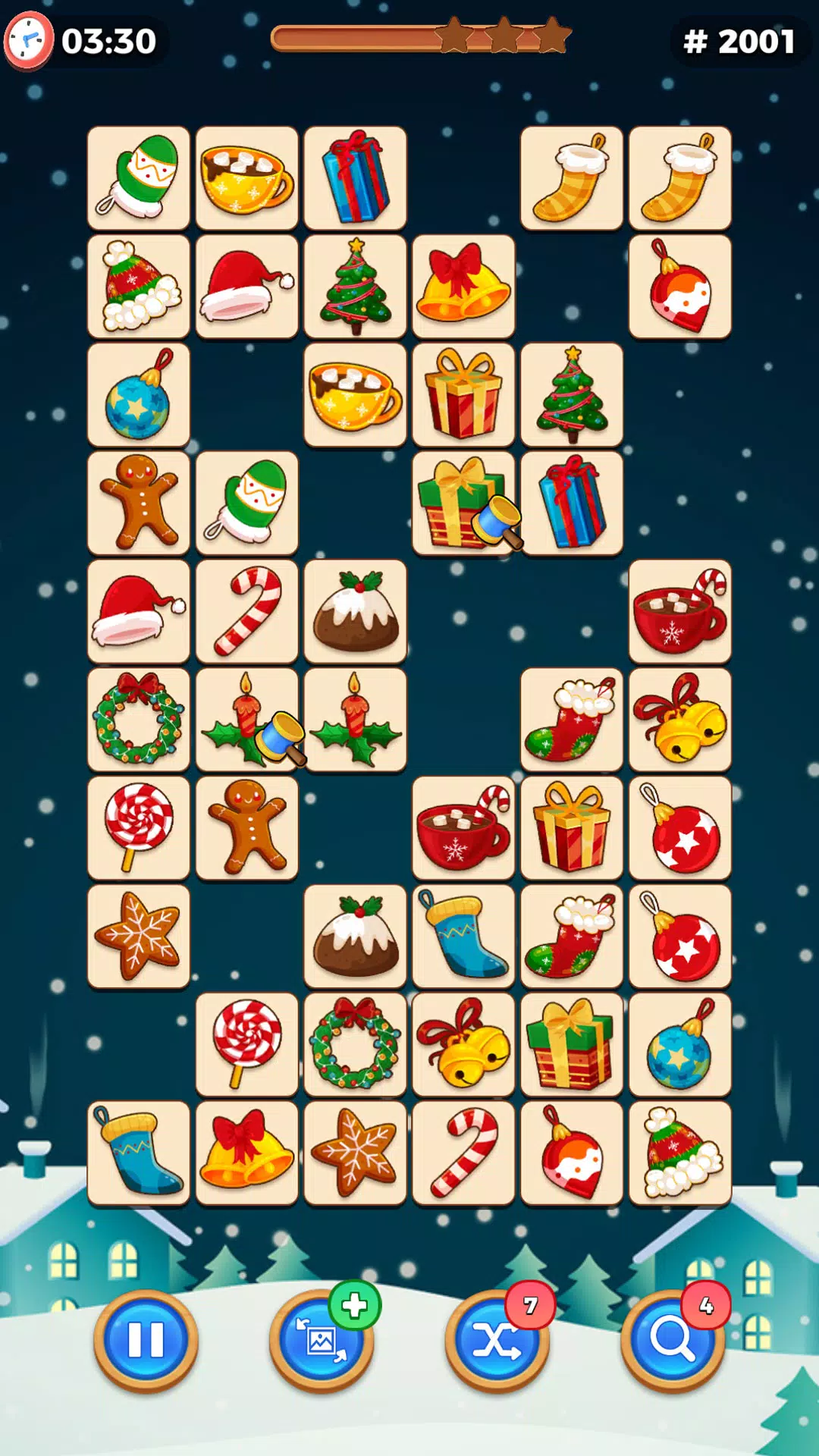 Xmas Tile Connect Tangkapan skrin 3