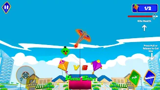 Pipa Layang Kite Flying Game स्क्रीनशॉट 2