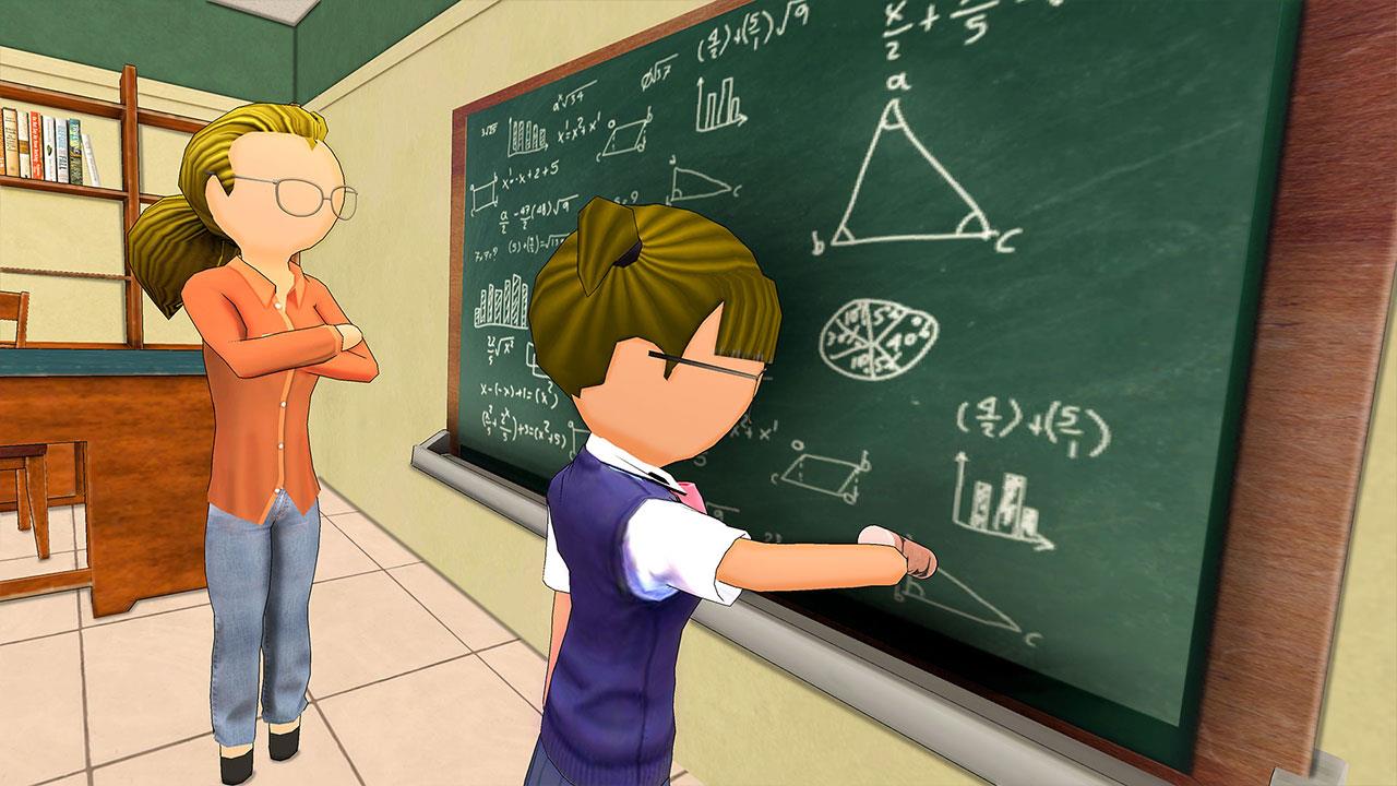 Stickman High School Girl Game Screenshot 0